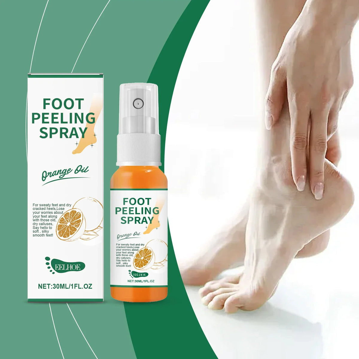 Foot Softening Spray – Exfoliator for Calluses & Rough Skin