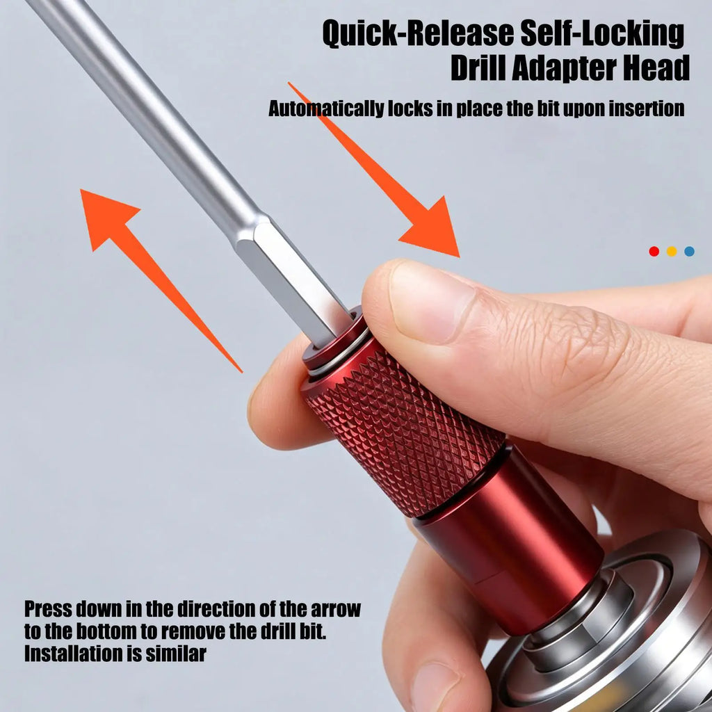 Angle Grinder Drill Adapter – Carbon Steel Quick Release Converter