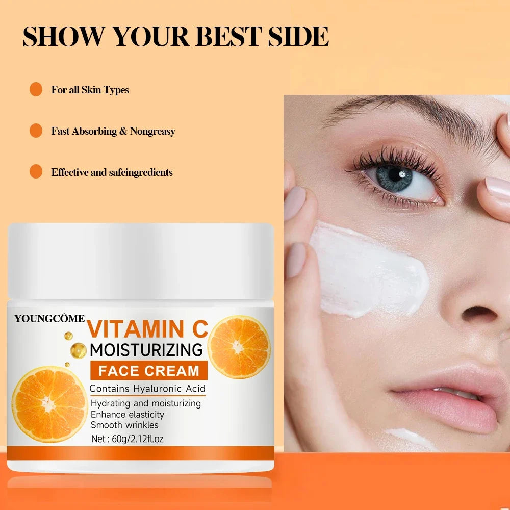 Vitamin C Moisturizer Hyaluronic Acid Firming Hydrating Nourishing