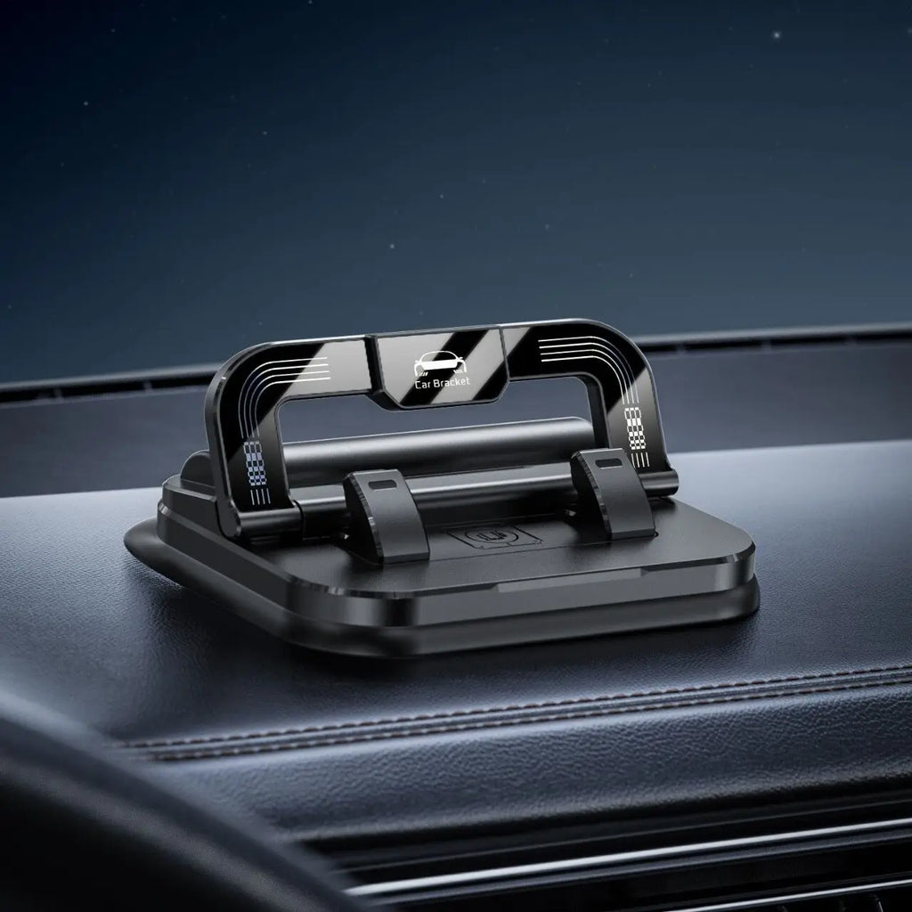 2-in-1 Car Dashboard Phone Holder with Parking Number Plate
