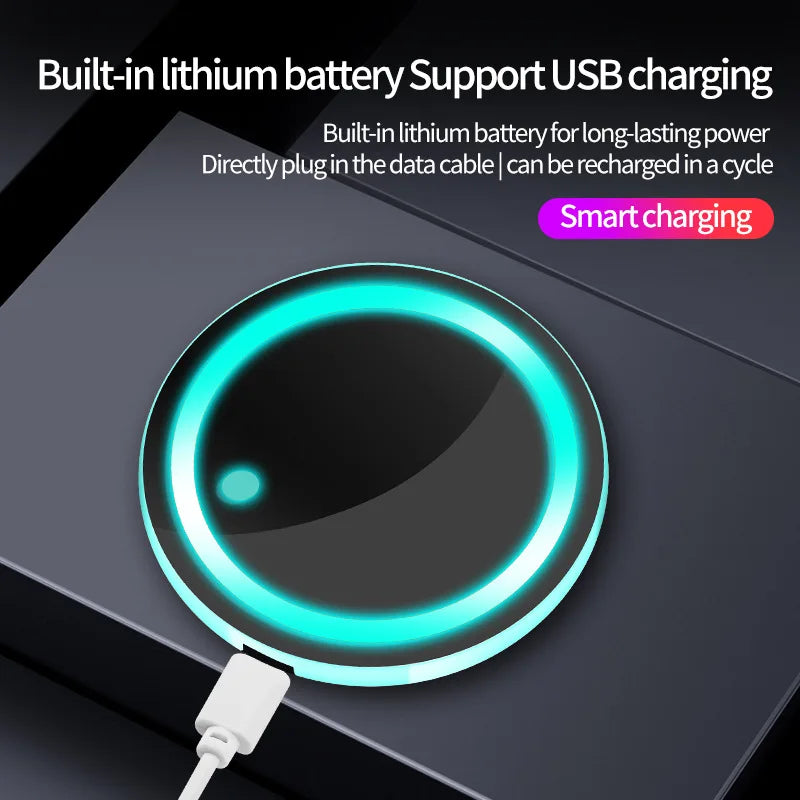 7-Color LED Car Cup Holder Coaster | Breathing Neon Light