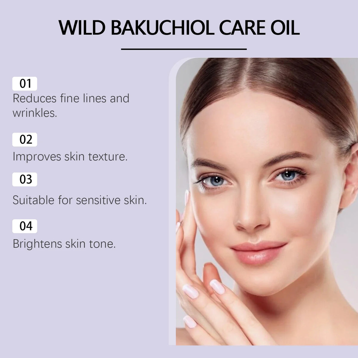 Hoygi Bakuchiol Lavender Face Serum Oil 60ml | Fine Lines
