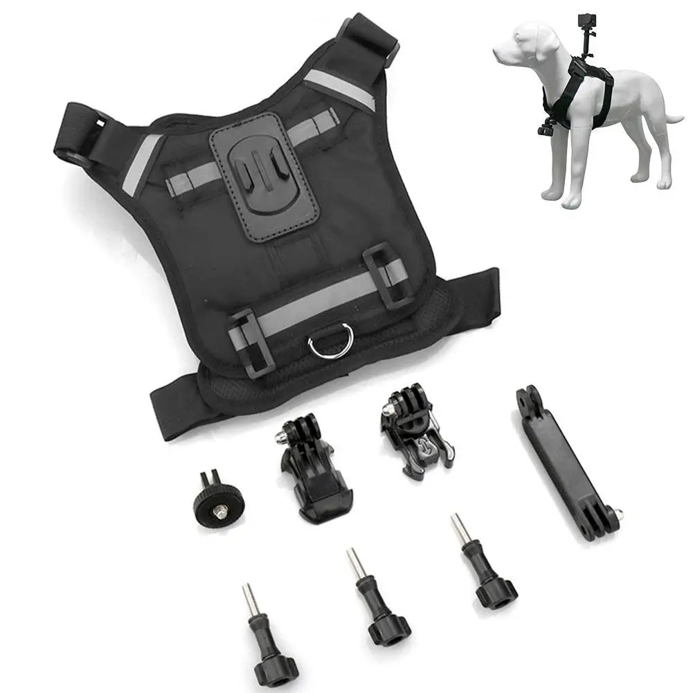 Pet Action Camera Harness Mount – GoPro, DJI & Insta360