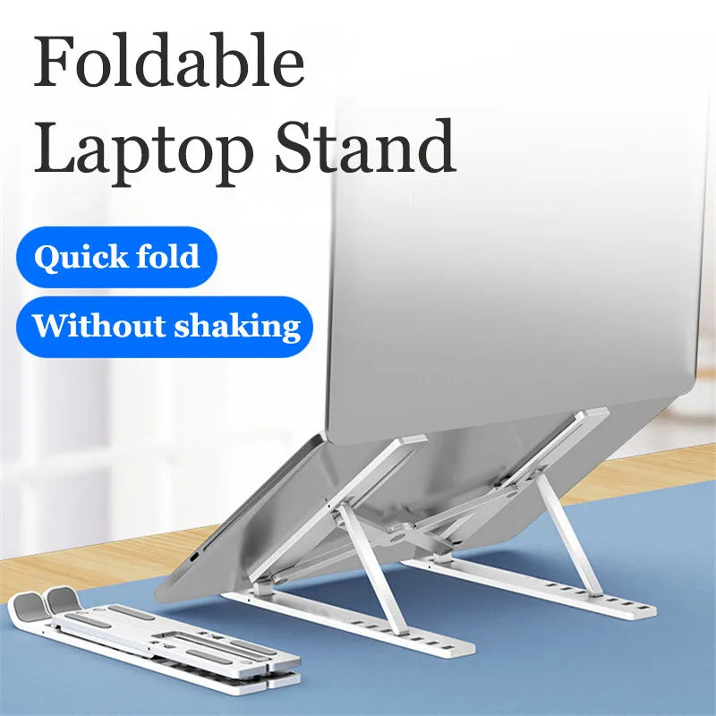 Adjustable Foldable Laptop Stand | Non-Slip Cooling Bracket 9–15"