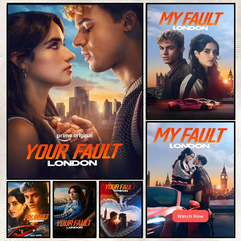 My Fault Movie Poster – Self-Stick HD PVC Waterproof Wall Art