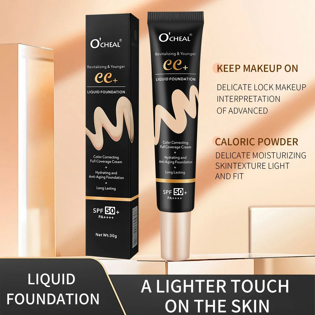 O'Cheal BB CC Cream SPF 50 PA+++ Full Coverage Foundation 30g
