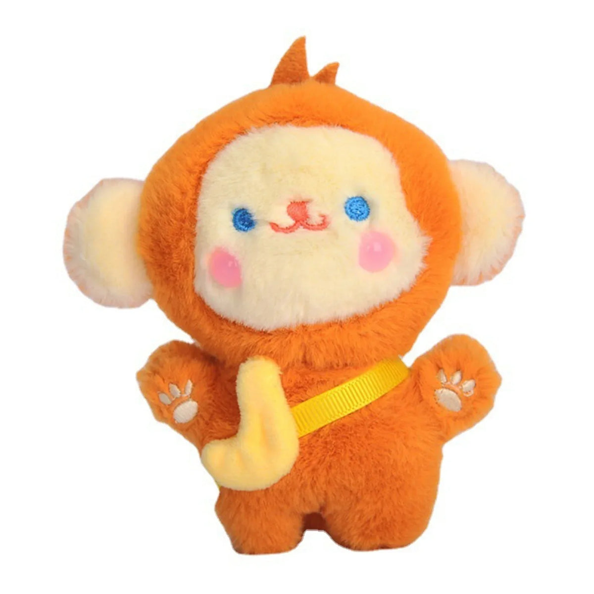 Cute Plush Monkey Keychain 12cm | Soft Stuffed Bag Charm