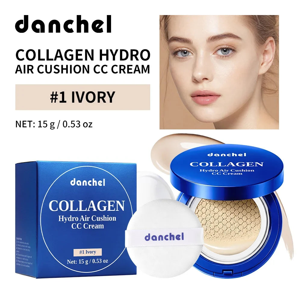 Collagen Air Cushion CC Cream – Hydrating Dewy Foundation