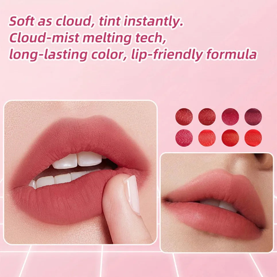 Heart Strawberry Cake Matte Lip Mud – Vegan Lipstick Cream