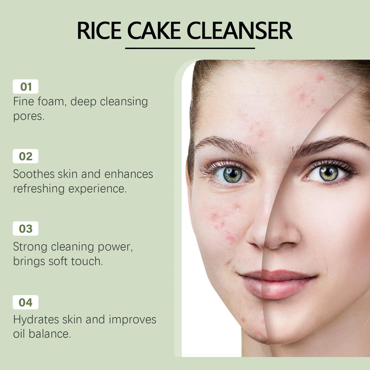 Green Tea Salicylic Acid Face Wash – Pore Refining Cleanser