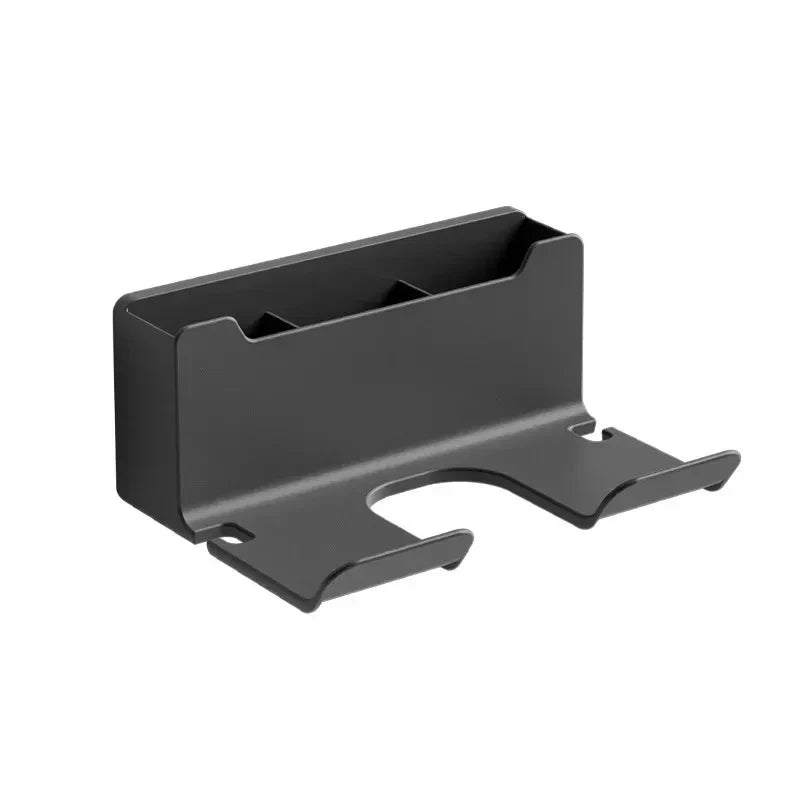 Wall-Mount Hair Dryer Holder & Straightener Stand Organizer