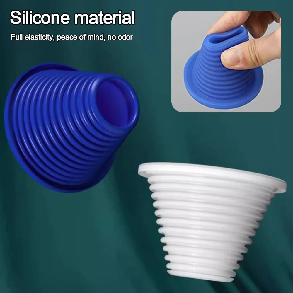 Silicone Sewer Pipe Sealing Ring Anti Odor Conical Shape Water Plug
