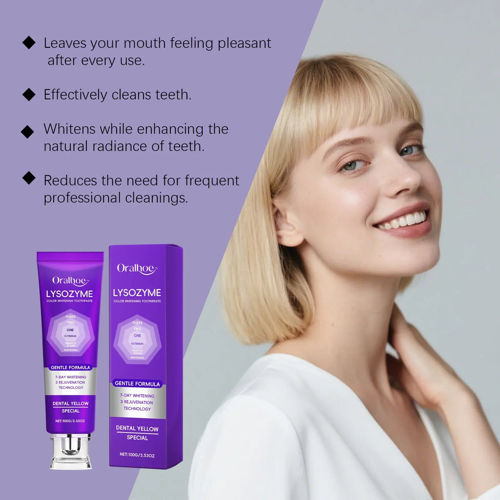 Oralhoe Whitening Toothpaste – Stain Removal & Fresh Breath