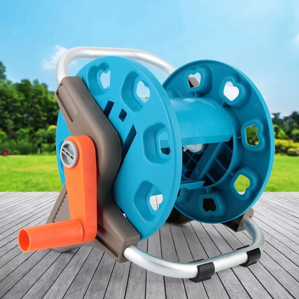 Portable Garden Hose Reel Cart – Lightweight Trolley & Hand Crank