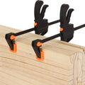 4-Inch Quick Ratchet Bar Clamps for Woodworking – 2 or 5 Pk