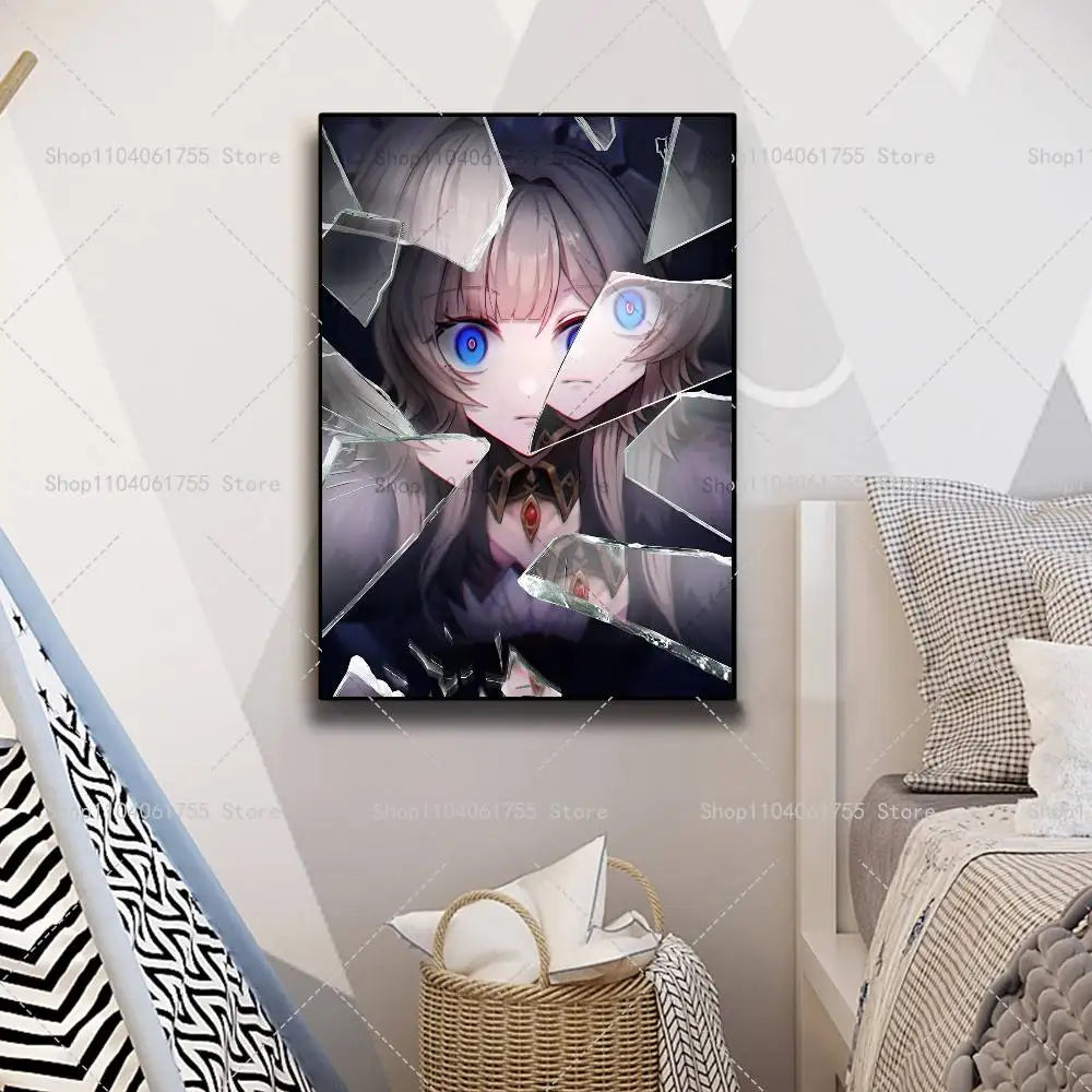 Genshin Impact Sandrone Self-Adhesive Wall Poster | Art Print