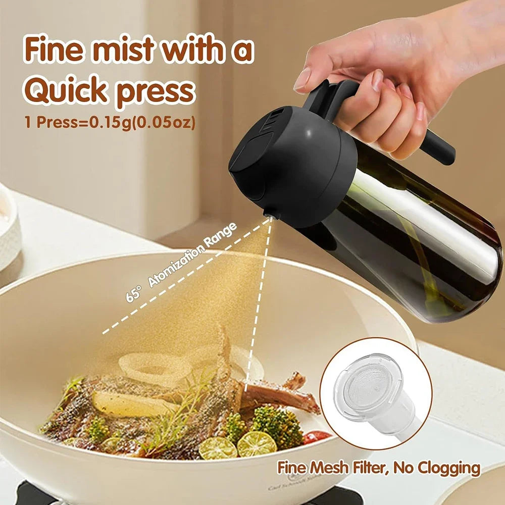 Light-blocking Dark Oil Sprayer Cooking 1 Olive Dispenser Bottle