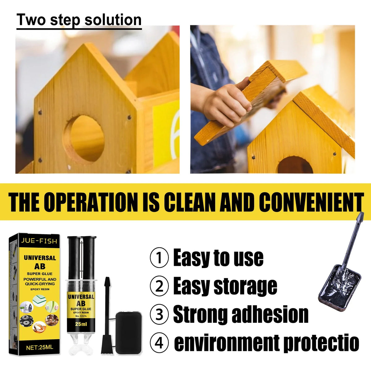 25ml Epoxy Resin AB Glue | Waterproof Strong Bond Repair