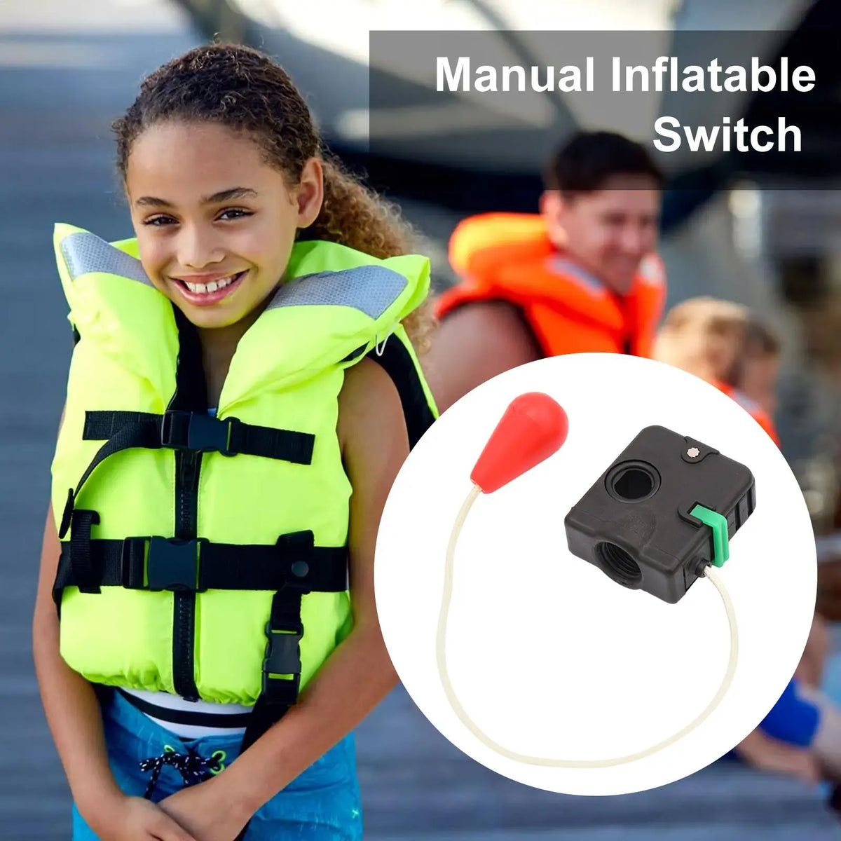 Inflatable Life Vest Automatic Inflator Device Jacket Inflation