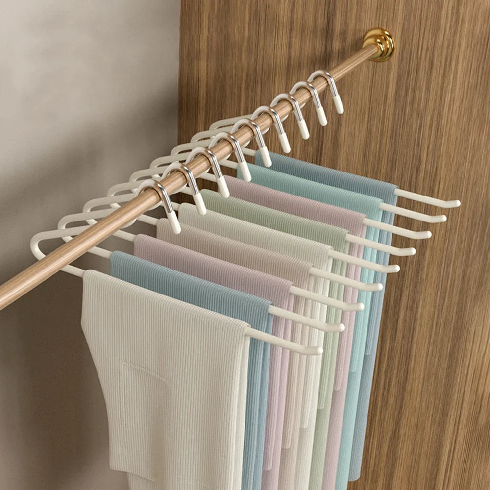 30-Pack Goose-Shaped Anti-Slip Pants Hangers & Wardrobe Clips