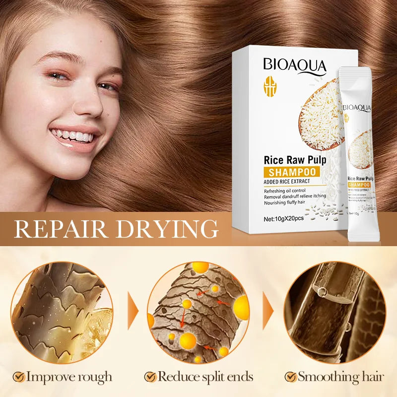 BIOAQUA Rice Milk Hair Mask – Repair Frizzy & Damaged Hair
