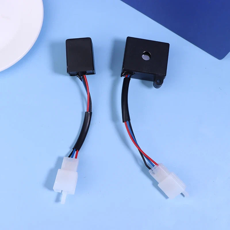 E-Bike LED Turn Signal Flasher Relay 12V/48V-60V 3-Wire Beep
