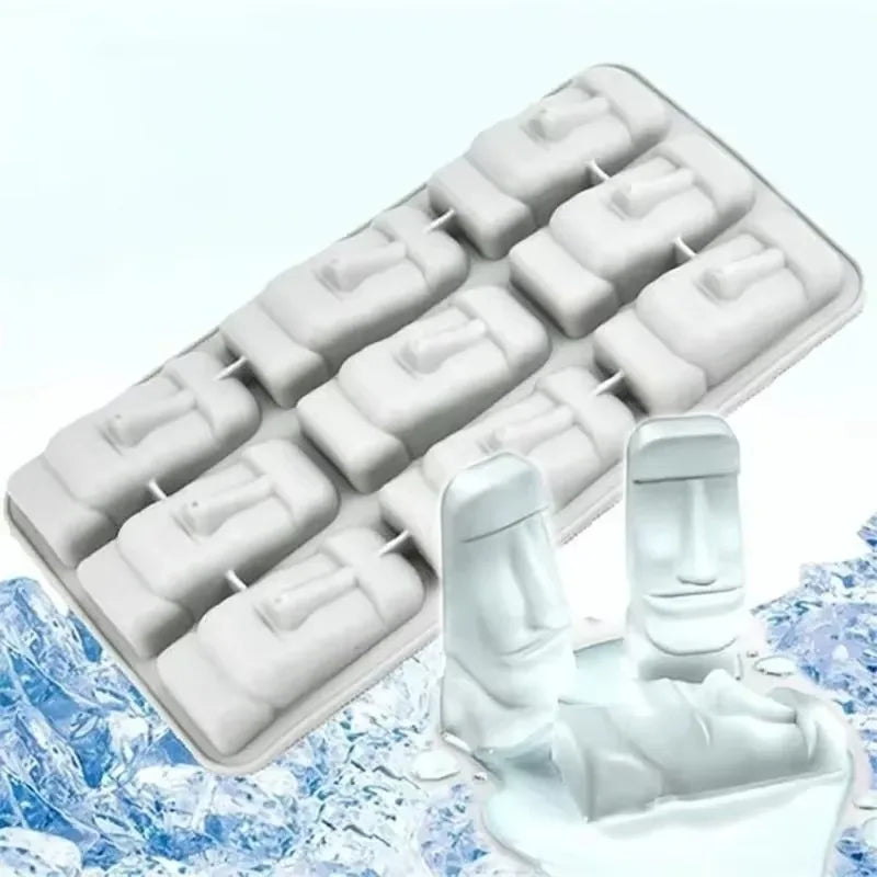 Moai Silicone Ice Cube & Mini Cake Mold – DIY Tray