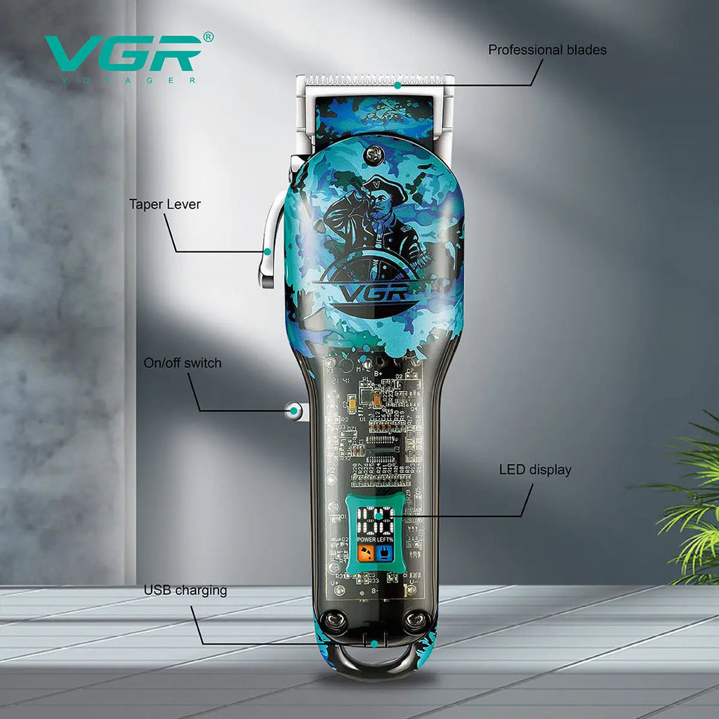 VGR V-685 Professional Cordless Hair Clipper for Men