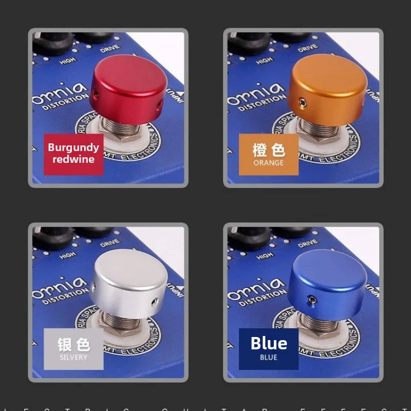 Guitar Effect Pedal Foot Nail Cap Pad Cover Aluminum Tread Knob