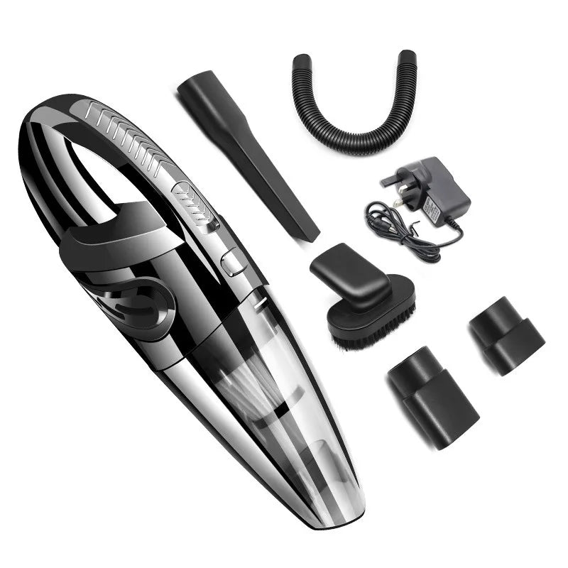 Cordless Wet & Dry Handheld Vacuum – 120W HEPA Car & Home