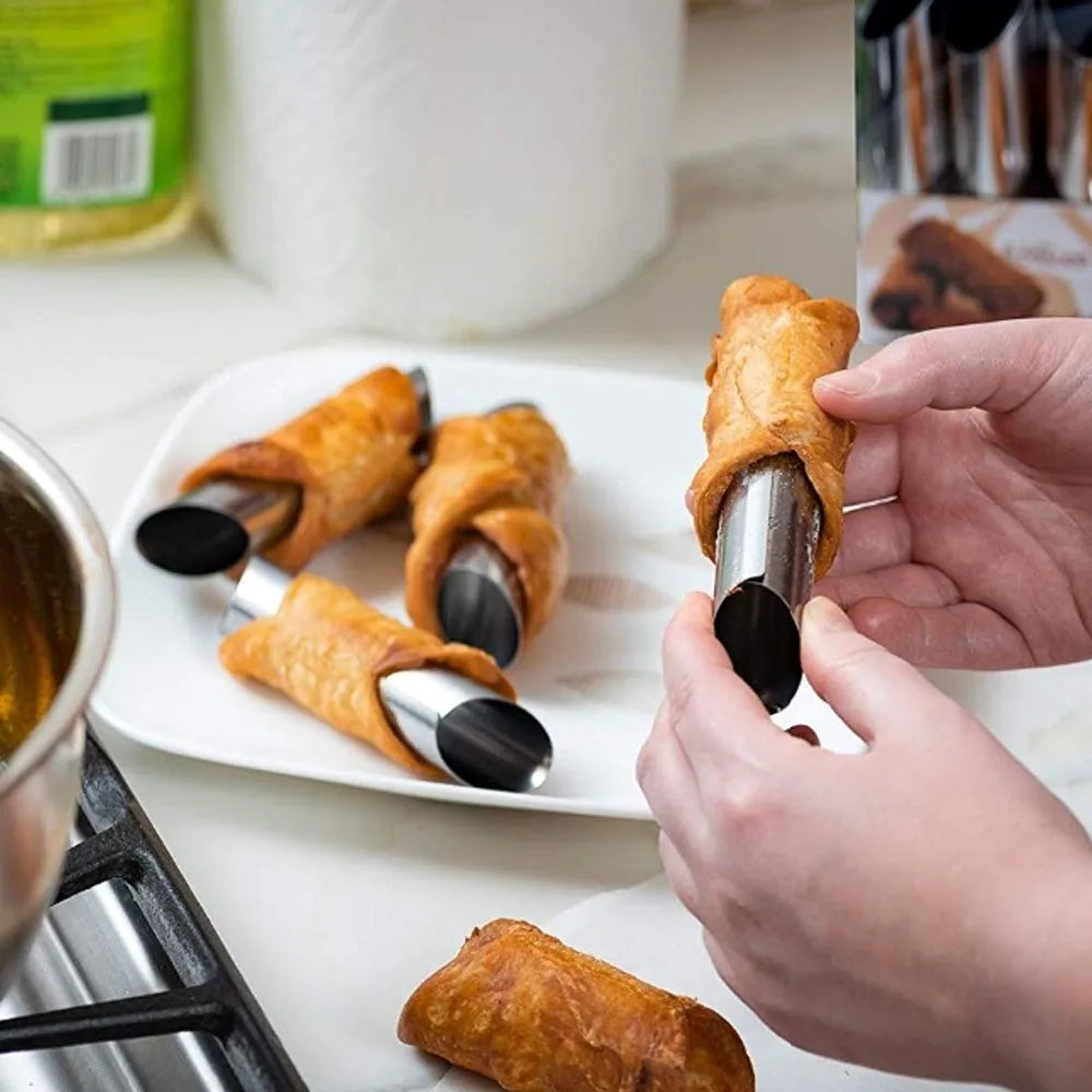 Stainless Steel Croissant Pastry Cone Molds | Baking Tubes