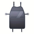 PU Leather Car Seat Back Protector with Pockets & Tablet Holder