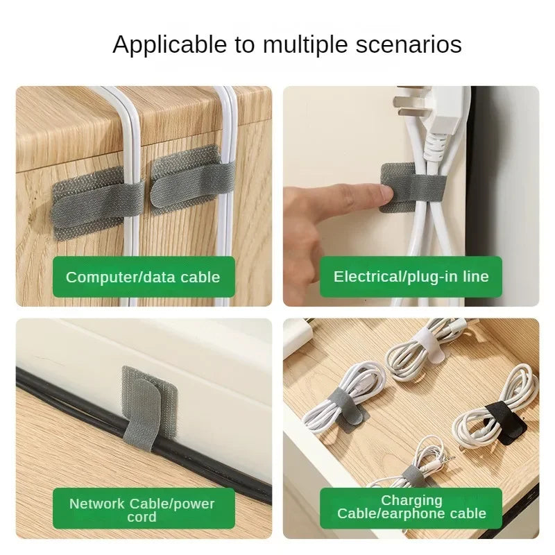 Reusable Nylon Cable Ties & Cord Management Organizer