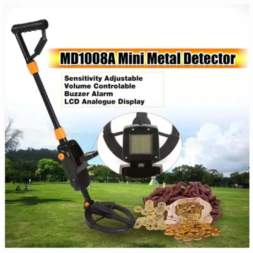 Kids Outdoor Educational Toy 7 4 Waterproof Metal Detector Gold