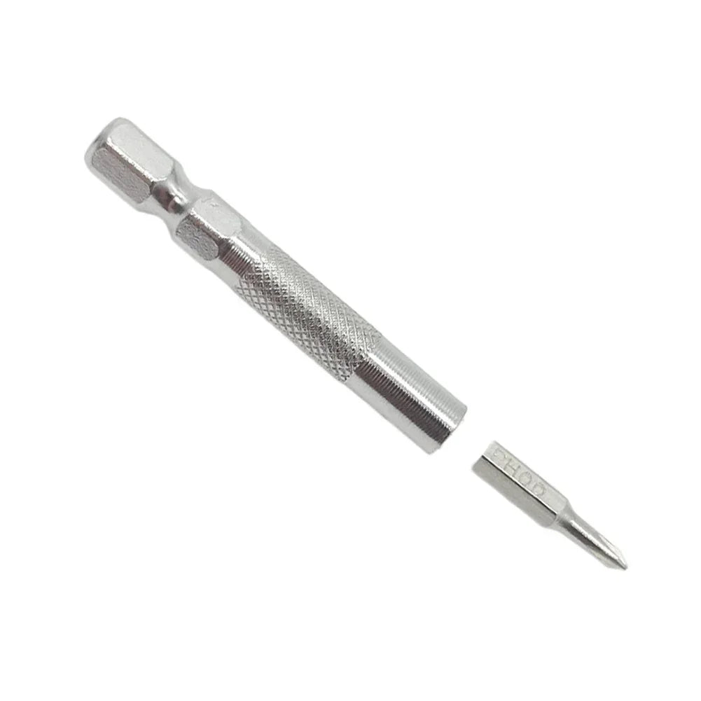 2-Pack 6.35mm to 4mm Magnetic Hex Bit Adapter – Screwdriver