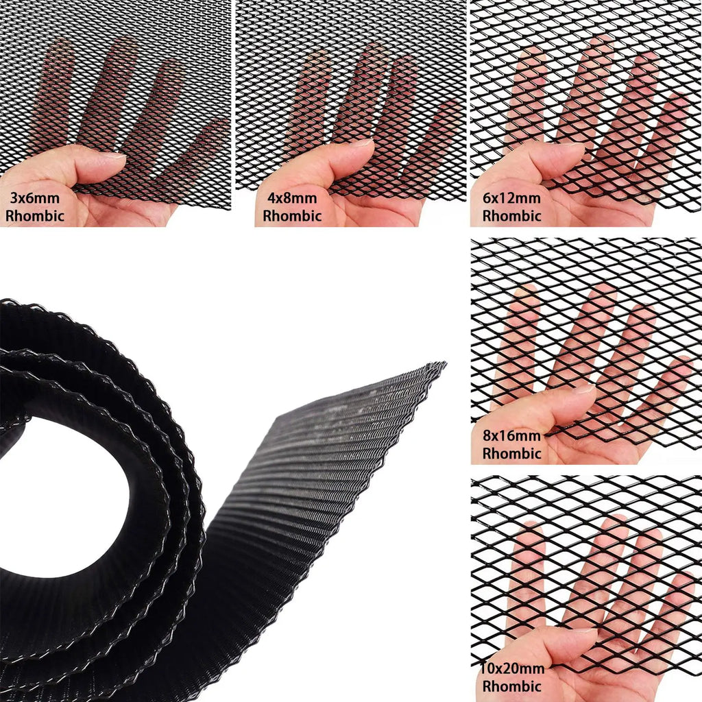 Universal Aluminum Mesh Car Radiator Grille Front Bumper Modified