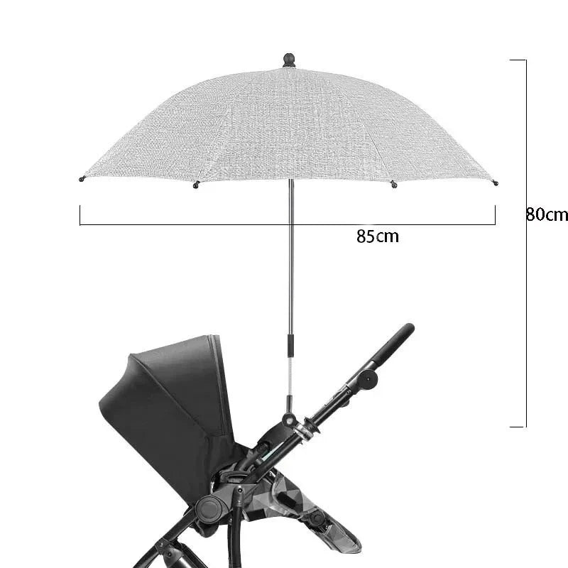 Baby Stroller Sunshade Canopy – 360° UV & Rain Cover