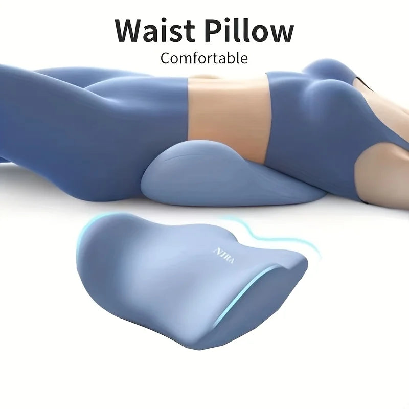 Ergonomic Memory Foam Lumbar Pillow Office Bed Sleepers Comfortable