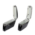 22L Lockable Motorcycle Hard Saddle Bags – Universal ABS Side Cases