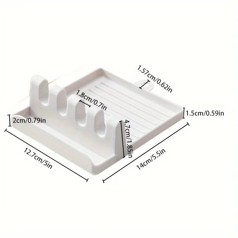 Silicone Utensil Holder Cutlery Spoon Storage Rack Suitable Spatula