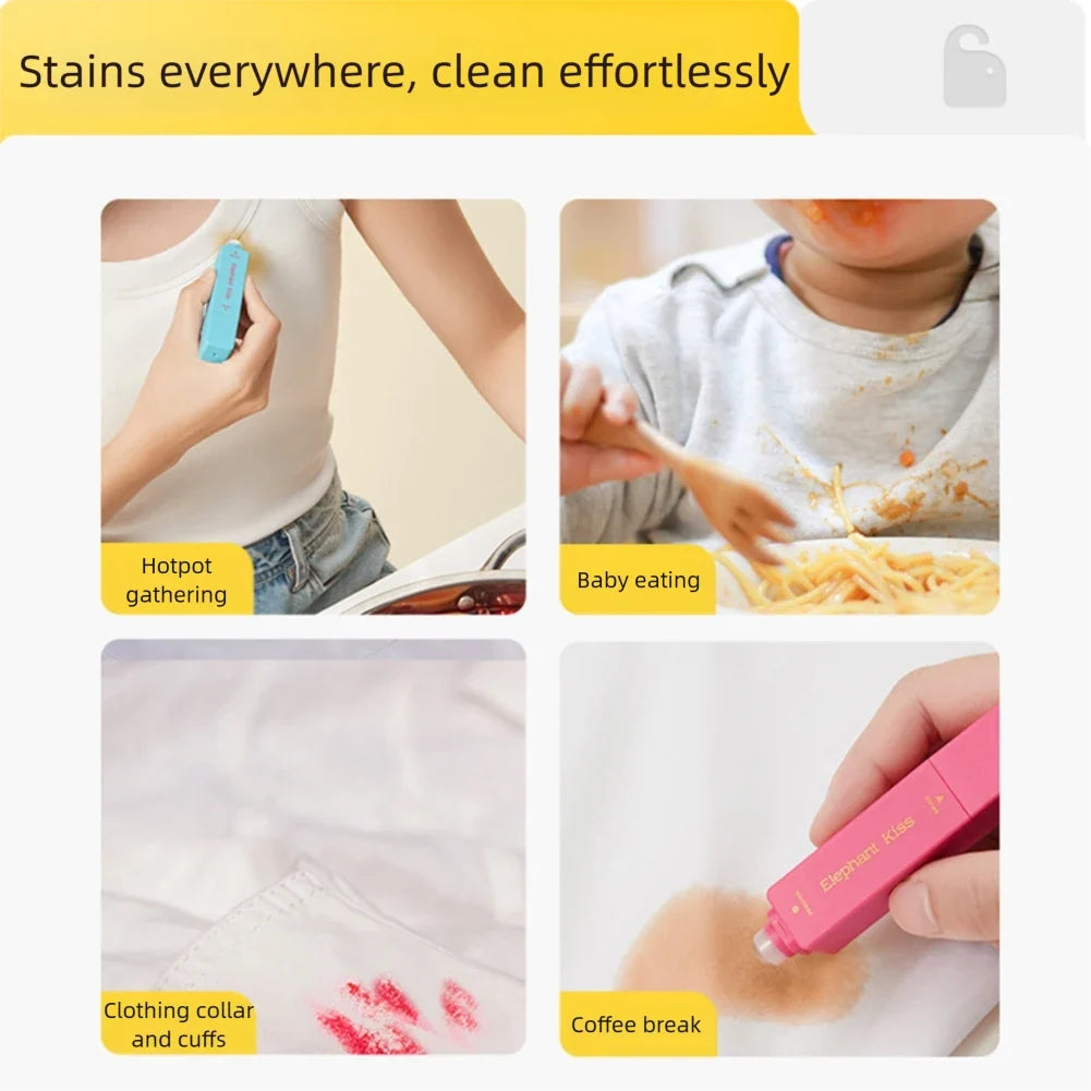 Double-Head Stain Remover Pen | Portable On-the-Go Spot Cleaner