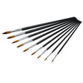 Long Handle Nylon Watercolor Brush Acrylic Painting Brushes Gouache