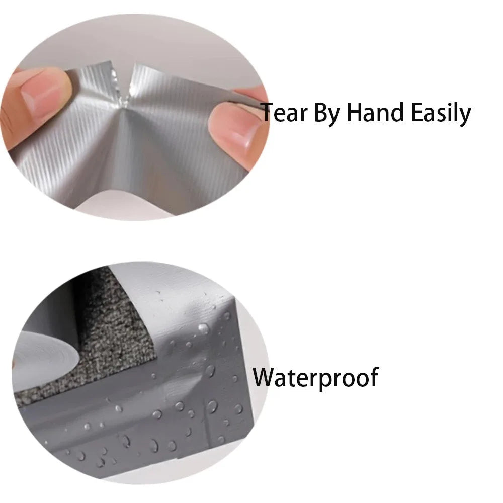 High-Temp Aluminum Foil Fiberglass Cloth Tape – Duct Repair