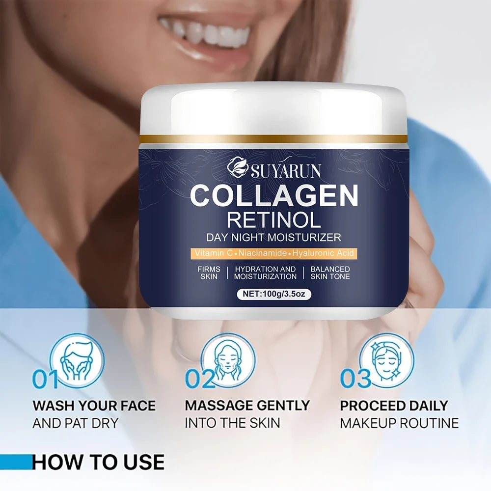 Collagen Retinol Moisturizer – Vitamin C & Niacinamide Cream