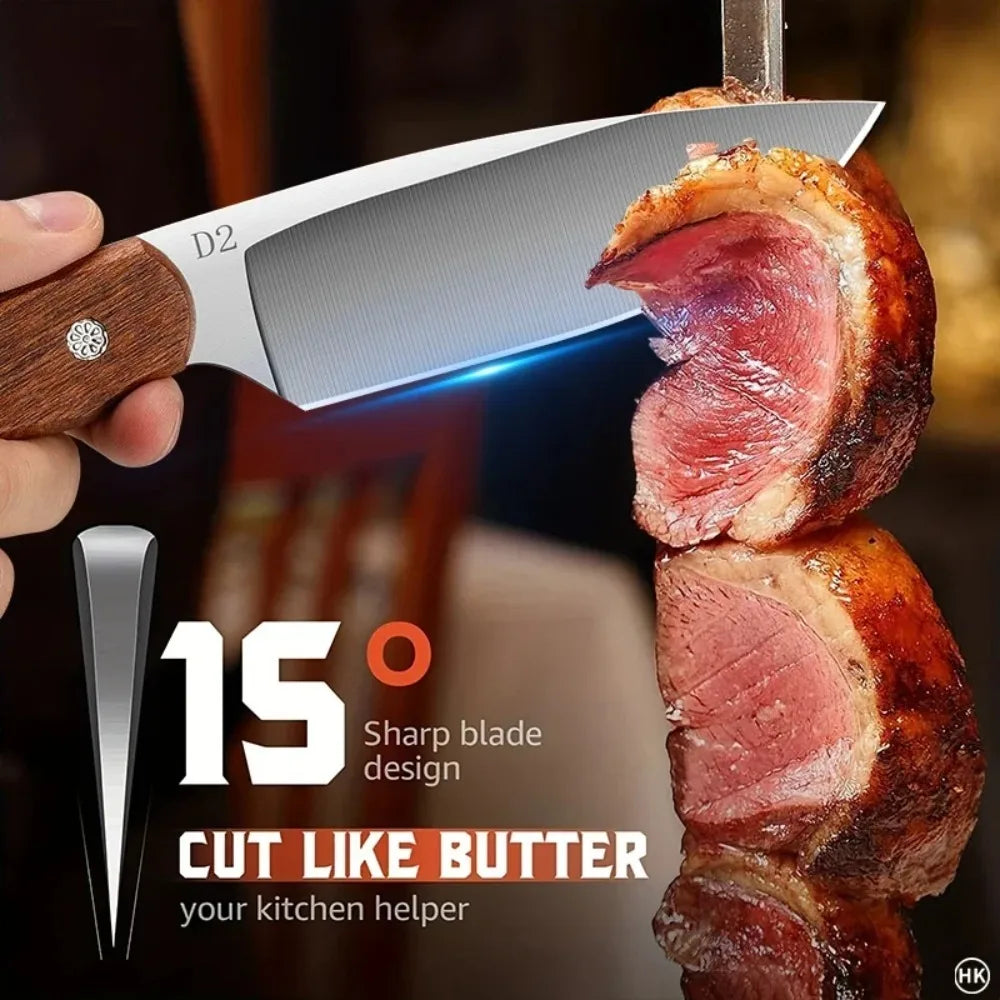 PLYS Stainless Steel Cleaver & Slicing Kitchen Knife – Sharp