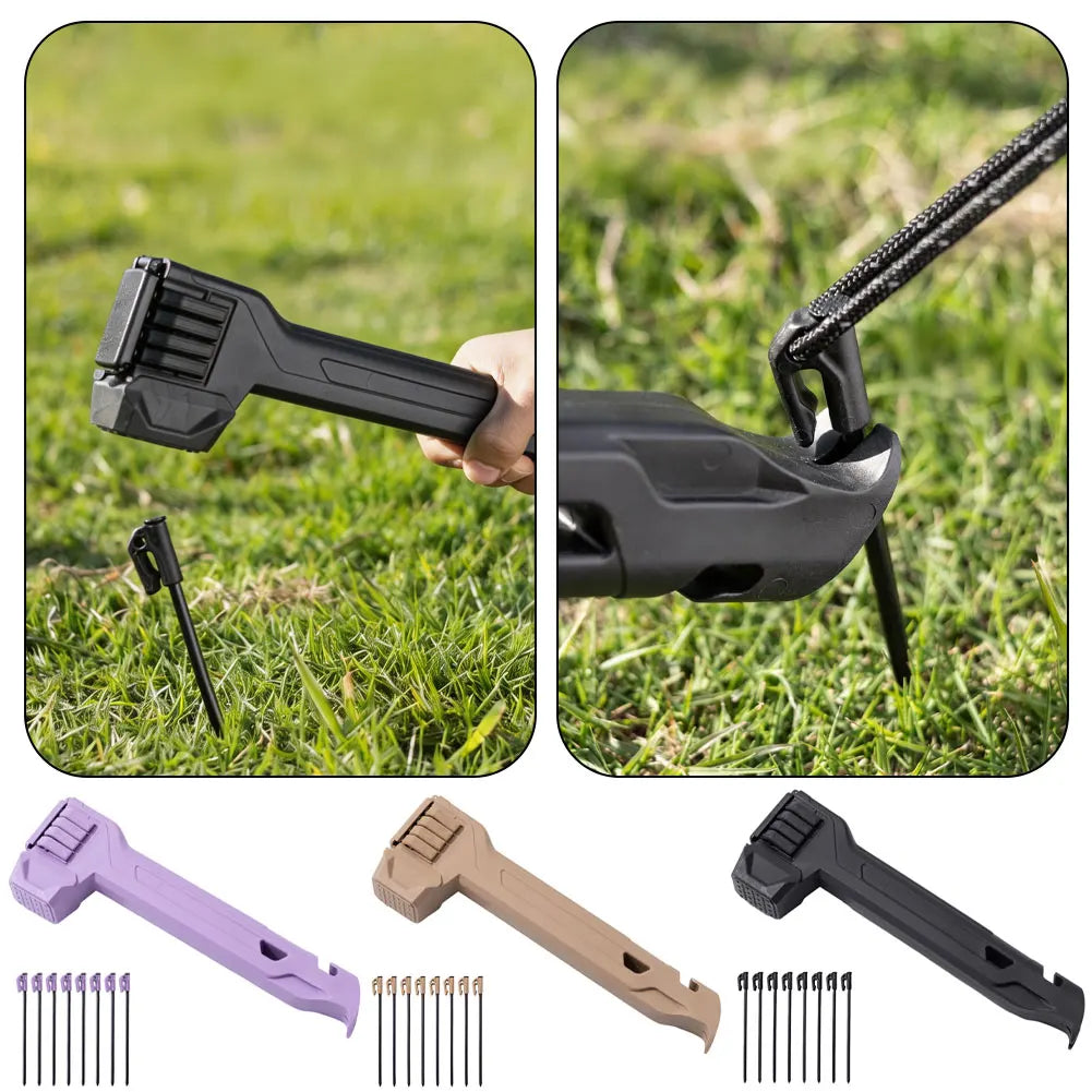Camping Tent Peg Hammer – Lightweight Multifunctional Outdoor Tool