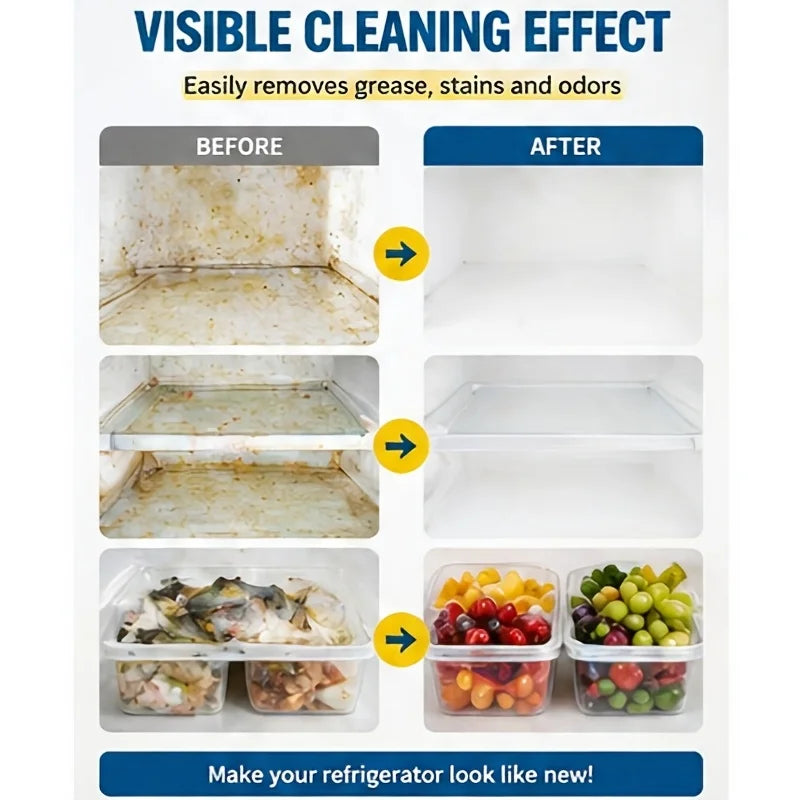 Foam Spray Fridge Cleaner – Removes Grease, Stains & Odours