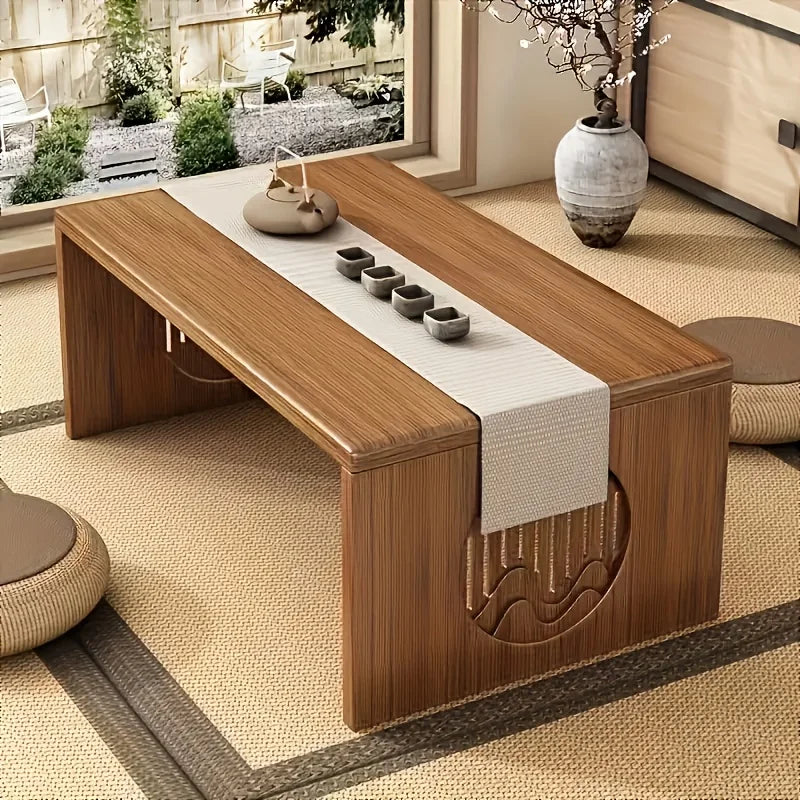 Bamboo Folding Low Table – Japanese Style Bedroom & Study