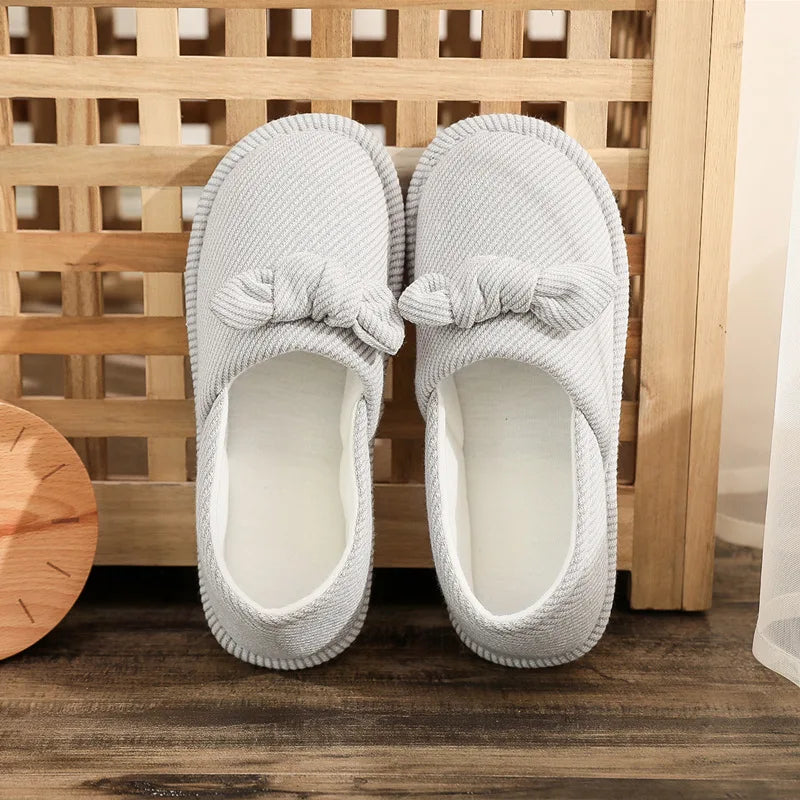 Women's Memory Foam Slippers – Adjustable Closed Toe House Shoes
