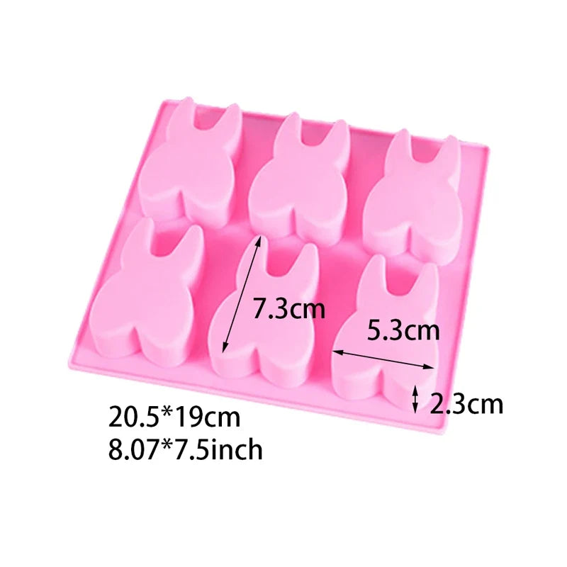 6-Hole 3D Tooth Silicone Mold – Chocolate, Candy & Soap DIY